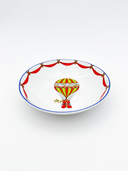Tiffany Hot Air Balloon Plate, Drapes & Tassels