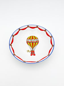 Tiffany Hot Air Balloon Plate, Drapes & Tassels