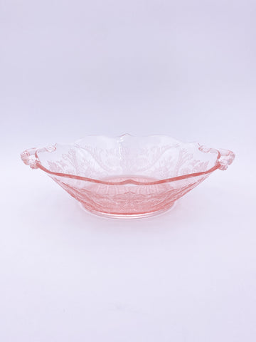 Pink Floral Serving Dish