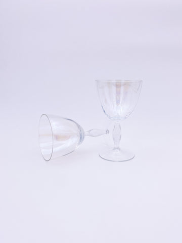 Set of 2 Iridescent Wine Glasses