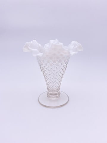 Hobnail Flared Vase