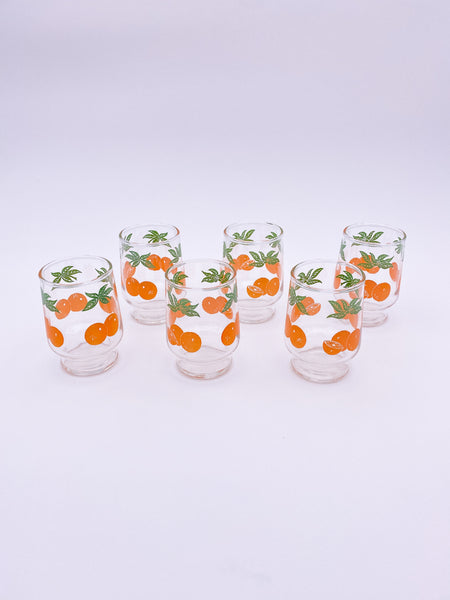 Orange Juice Glass Set