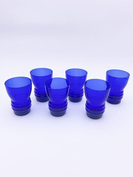 Set of 2 Cobalt Blue Glasses