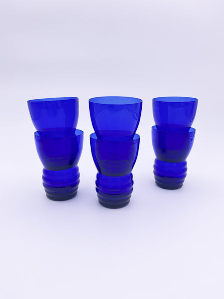 Set of 2 Cobalt Blue Glasses