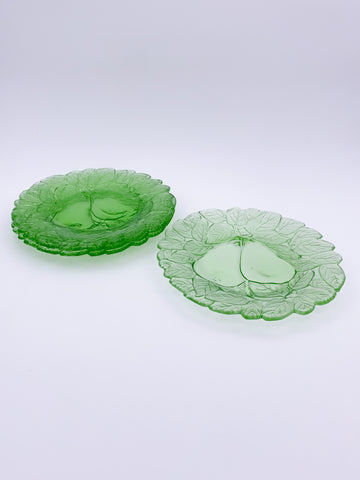 Green Pear Dessert Plate