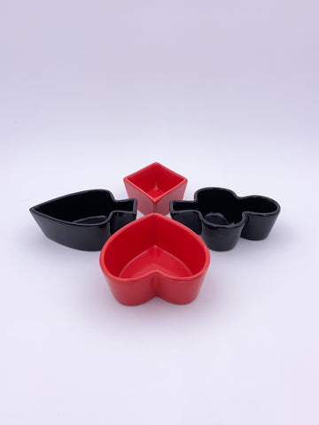 Playing Cards Snack Set