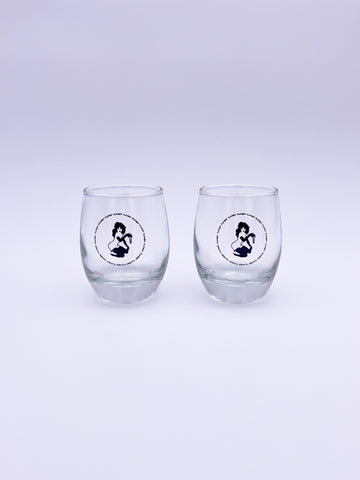 Set of 2 Playboy Whiskey Glasses