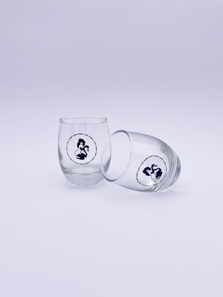 Set of 2 Playboy Whiskey Glasses