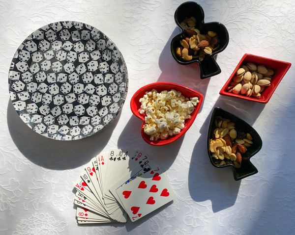 Playing Cards Snack Set