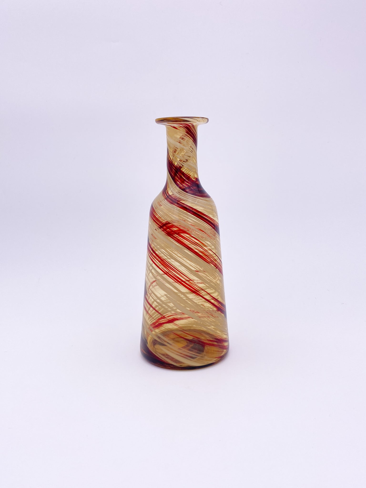 Brown and Beige Glass Bottle