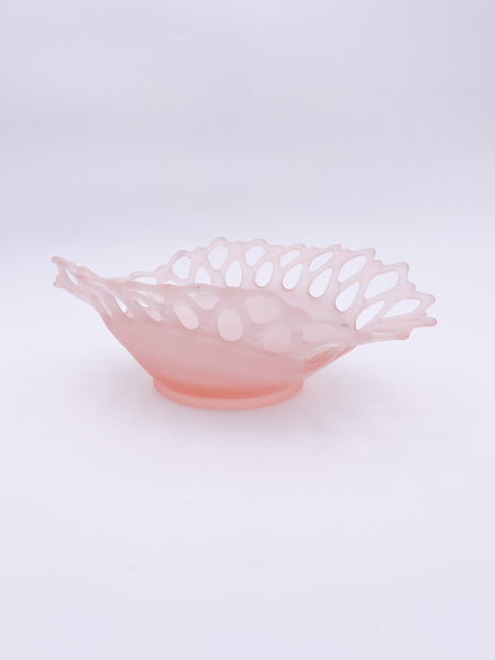 Satin Glass Lace Bowl