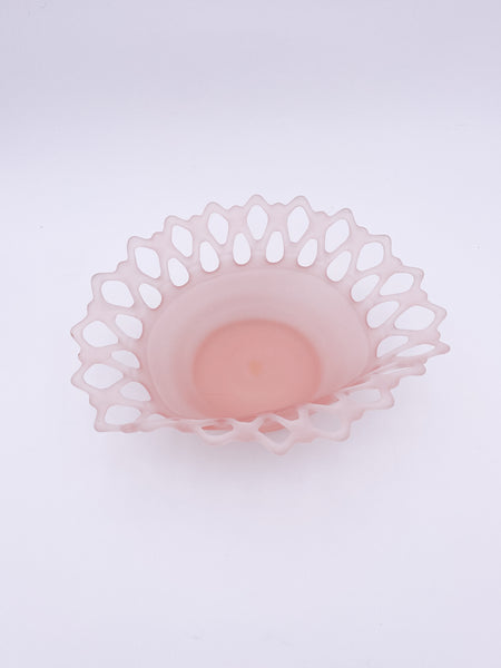 Satin Glass Lace Bowl