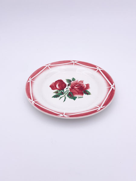 French Ceramic Dessert Plate