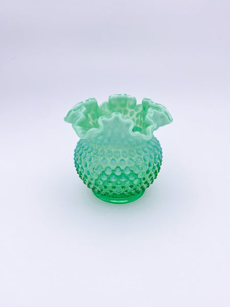 Hobnail Opalescent Glass Vase