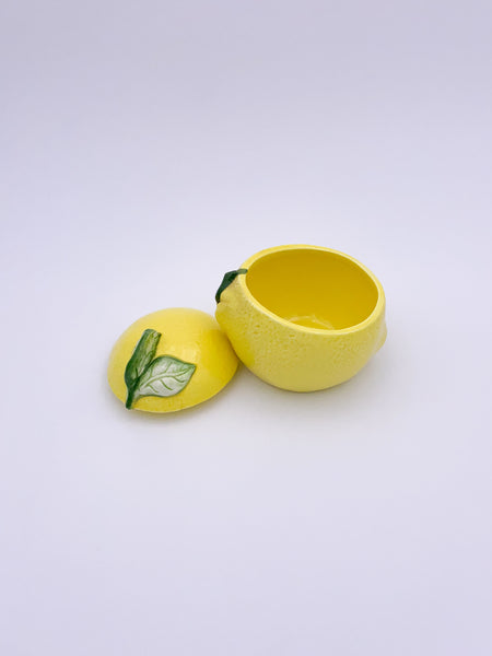 Lemon Ceramic Jar