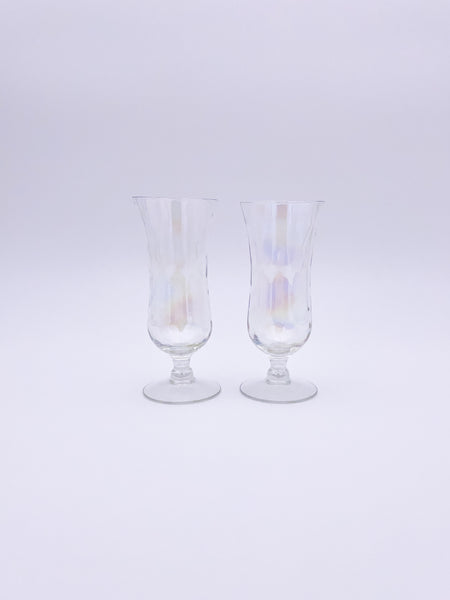 Set of 2 Iridescent Cocktail Glasses