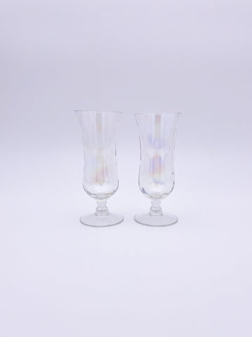 Set of 2 Iridescent Cocktail Glasses