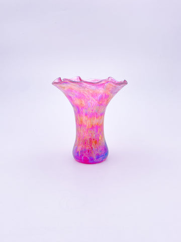 Pink Opalescent Vase