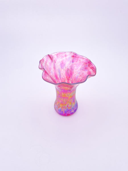 Pink Opalescent Vase