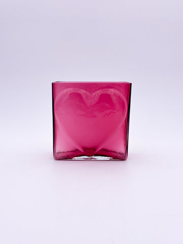 Heart Square Vase