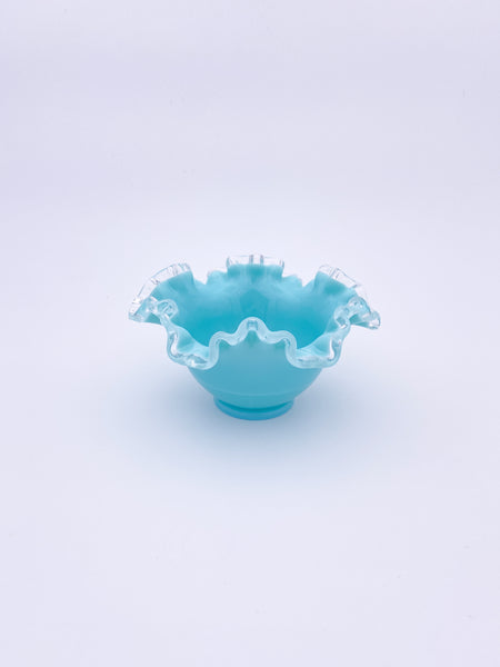 Ruffled Glass Bowl