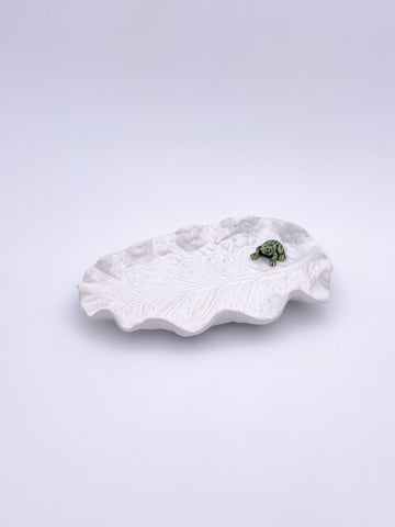 Leaf and Frog Dish