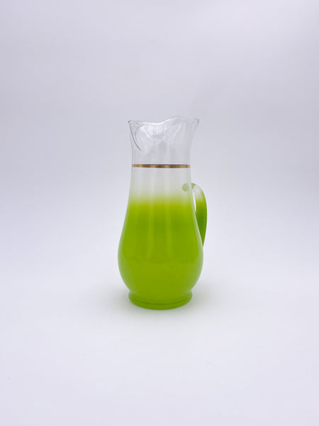 Green Frosted Glass Set
